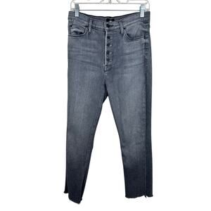 MOTHER The Pixie Dazzler Ankle Fray Denim in Digging Up Dirt Size 29 EUC